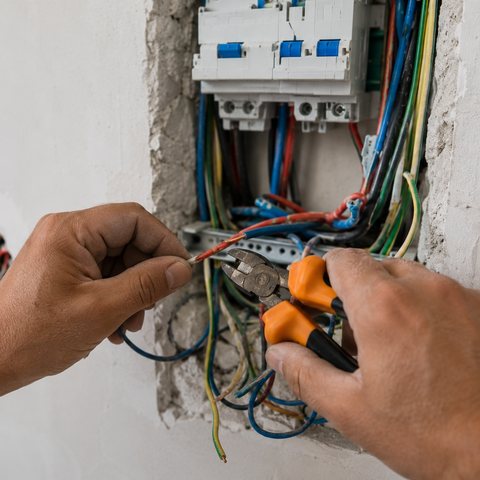 Raccordement d'un tableau électrique